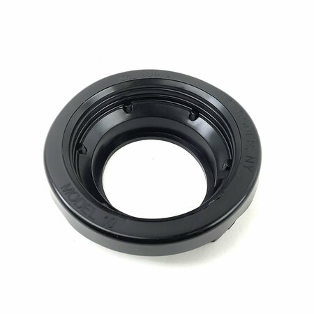 TRUCK-LITE Open Back, Wide Groove, Black PVC, Grommet for 10 Series and 2.5 in. Lights, Round 10700-3